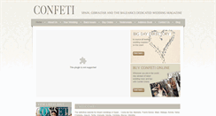 Desktop Screenshot of confetimagazine.com