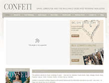 Tablet Screenshot of confetimagazine.com